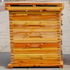 토종 벌통 양봉 좌대 됫박 스마트 사각 꿀벌 벌집 자재, B_3층 격자 상자(관찰창 3개), 1개