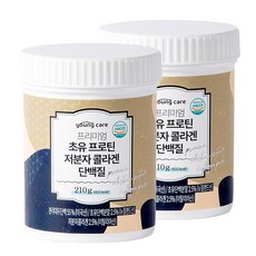 프리미엄 초유 단백질 100% 저분자 콜라겐 프로틴 분말 1+1 420g