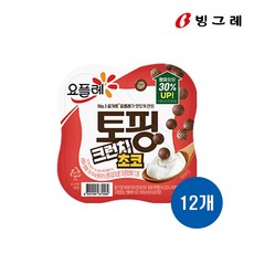 요플레 토핑 크런치초코 120g x 12개/냉장무배, 12개 - 토핑