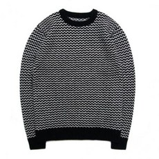 [롤스트릿] [모디파이드 니트/가디건] M0462 ZIGZAG WOLL KNIT SW