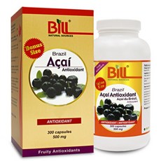 (빌) 아사이베리 500mg 300정(BILL Beauty & Health Product Acai Berry), 300정, 1개