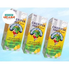3 체리퍼 포르테 시럽 타우린 더블 클로렐라 성장 인자 아연 120ml, 3개
