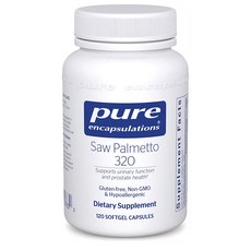 Pure Encapsulations 쏘팔메토 전립선 건강 320mg 120정