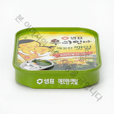 샘표식품 깻잎조림(캔 깨끗한맛) 70g, 1개