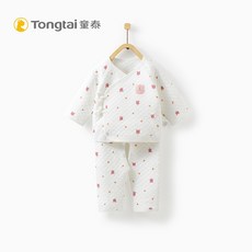 의 태 순면 코튼 신생아다 옷 03월 두꺼운 기모노 스트랩 보온