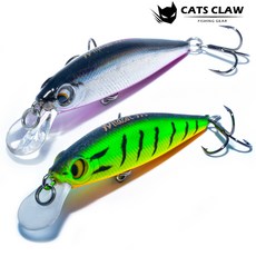 캣츠크로우 와일드캣 55S 싱킹미노우 쏘가리 꺽지 루어, 08, 4g