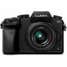 파나소닉 LUMIX G7KS 4K 미러리스 카메라 1600만 화소 디지털 14-42mm 렌즈 키트 DMC-G7KS, 14-42mm_Black