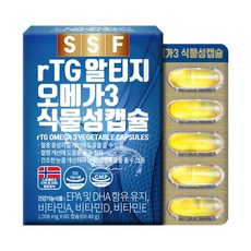 순수식품 rTG 알티지 오메가3 1000mg, 60정, 1개