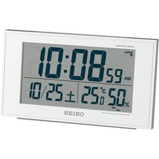 TANC세이코 SEIKO clock 자명종 전파 디지털 시계 온도 습도 BC402W, 1개