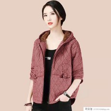 라오농 겨울 가두 기모 체크 재킷 체크 보아안감 누빔자켓+5d5LL