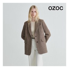 [오조크(OZOC)] ◎오조크 23FW 울 블렌디드 체크 자켓 1종