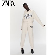 ZARA 자라 MICHIGAN 폴로 맨투맨 트레이닝 세트