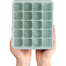 쁘띠누베 실리콘 이유식 멀티큐브 20구 500ml, 오션 블루, 3개