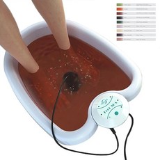 발마사지 종아리마사지기 전기 발 목욕 클렌징 풋 스파 진동 월풀 케어 어레이 아쿠아 건강 요법 디톡스 이온 마사지 기계, 6.With out Basin EU 플러그