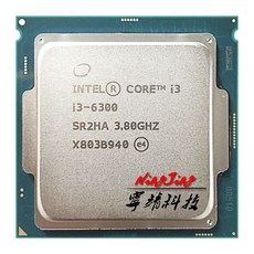 인텔 코어 i3 6300 i3 6300 3.8 ghz 듀얼 코어 쿼드 스레드 cpu 프로세서 4 m 51 w lga 1151|CPU|, 1개, 단일, 단일