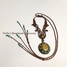 원석마크라메목걸이