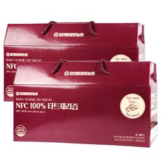 푸르담 착즙한 NFC 100% 타트체리 원액 주스, 70ml, 60개입