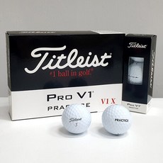 브랜드없음 타이틀리스트 PRO V1X 골프공 병행, V1X 화이트 (1더즌12구), 선택완료