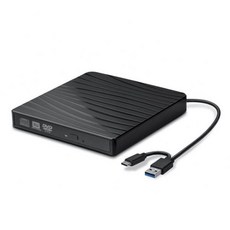 노트북 노트북 버너용 광학 드라이브 외장 인클로저 USB 3.0 C 타입 CD DVD 버너 어, Thickness 12.7mm, 1) Thickness 12.7mm, 1개