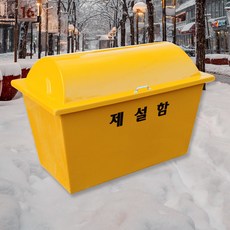 제설함/적사함 DKM-801 (430L) 11포 보관가능, 노랑, 1개