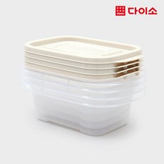 [다이소]쿨라라직사각2호4P(300 ml)-50300, 4개