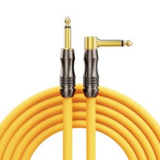 기타 케이블 10피트 20AWG 계기 베이스용 14인치 AMP 코드 페달 그래핀 호일 차폐 기능이 있는 전문 전기 소프트 실리콘 재킷, 6 Ft.