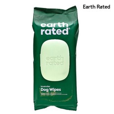 Earth Rated 얼스레이티드 반려견용 물티슈 라벤더향 100장, 1개, 100개 - earthrated