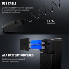 NEEWER 텔레프롬프터 앱용 무소음 블루투스 리모컨 풋 페달 스위치 3m USB A to C 타입 케이블 포함, 1개