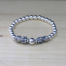 MK P&J 은925 비휴(재물) 팔찌