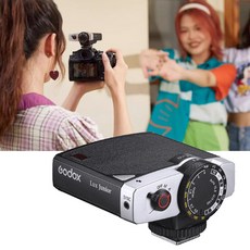 [ XC샵 ] Godox Lux Junior 레트로 카메라 플래시 클립 온 스트로브 GN12 6000K 초점 거리 28mm 스피드 라이트 배터리 미포함