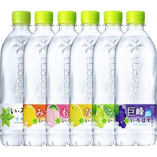 코카콜라 이로하스 천연수 540ML 6종 4개 총 24개 다양한 모듬 모음 오렌지 복숭아 샤인머스켓 포도