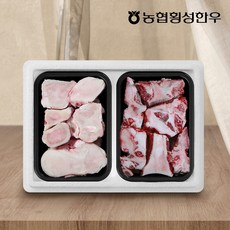 [농협횡성한우] 사골 1팩 + 소뼈 1kg 총1.7kg, 1개