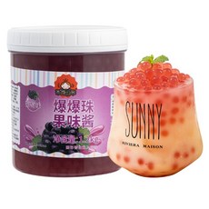 타카오펄 1.2kg 과일맛 밀크티펄 빙수 팝핑보바 버블티펄 칼라 토핑 딸기펄 음료 화이트펄, 포도펄, 1개, 1개입