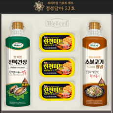 추석 설 명절선물세트 정성담아 23호 회사 단체 복지관 교회 대량 선물 간장, 1박스, 1kg
