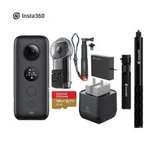 Insta360 ONE X 액션 카메라 5.7K 비디오 18MP 사진 VR 방수 Insta 360 ONEX 미니 스포츠 카메라, Bundle 2