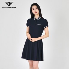 골프웨어 카라반팔 원피스 기능성 필드룩 여성 여름 일상복 배드민턴 신축성 캐주얼 테니스룩
