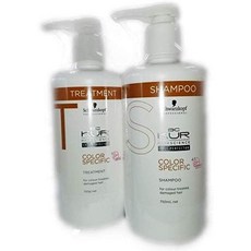 슈바르츠코프 BC 쿠아 컬러 스페셜 트리트먼트 A 750g & 샴푸 B 750ml 세트, 1개