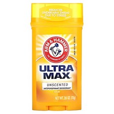 Arm & Hammer 울트라맥스 땀 디오도란트 인비지블 솔리드 무향료 2.60 오즈