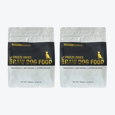 FDA 에프디에이 동결건조 로우 독 푸드, 2개, 500g, 양