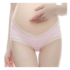 임산부 스트라이프 골반팬티(산전산후 겸용) 임부속옷 마미누리