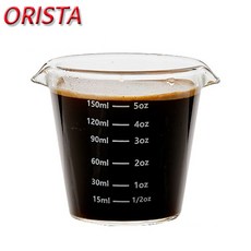 오리스타 스마트 더블샷잔 5온스 150ml 샷잔, 1개