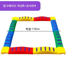 라비로스 어린이평균대 감촉판 곡선 평균대 균형잡기 창의놀이, 타입4