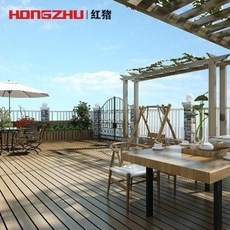 발코니바닥 테라스 야외 정원 붉은 돼지 목조 마룻바닥 베란다 수영장 방수방부 목재 가든, 01 방공 145x23m