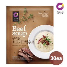 청정원 우리쌀 쇠고기크림수프 x30개 (1box)