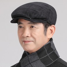 대머리 빈티지 신사 중년모자 조절 생신선물 얇은 베레모 여름 중장년 빵모자