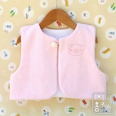 [천삼백케이] [홈질] (DIY KIT)핑크 타올조끼, 단품