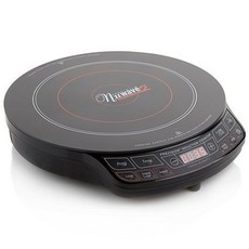  NUWAVE PIC2 인덕션 쿡탑 휴대용 30.5cm(12인치) 내보온성 조리 표면 최대 22.7kg(50파운드)의 점보 스톡 냄비에 안전 RV 호텔 방 및 오두막 삶기 졸임 튀김 