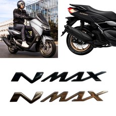 야마하 NMAX125 21연식 이상 엔맥스 바디커버 사이드커버 순정 엠블럼 로고, 블랙 (B6H-F173B-50), 1개