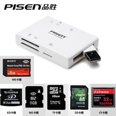 제이에스컴퍼니 핀승 멀티in1 핸드폰 TF 미니 트러커 재 통용 가림판 CF카드 만능 MSXDM2 MICROSD고속, TF/SD/MS/M2/CF/XD 6i, USB2.0