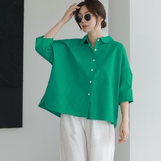 U202 양버튼 블라우스